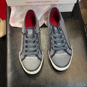 Blowfish Men's Navy and Gray Sneakers